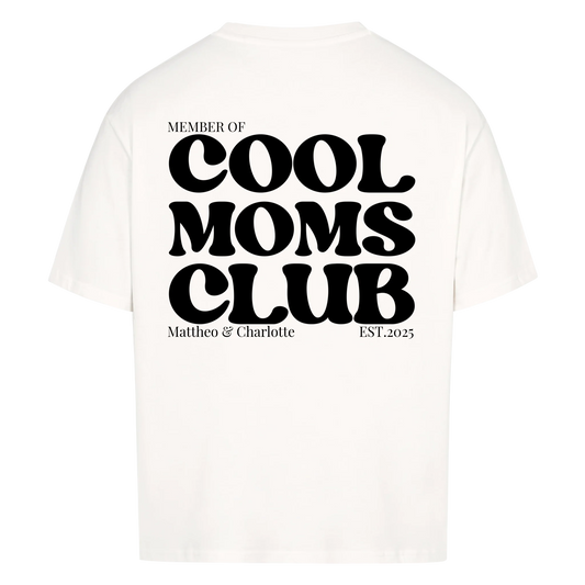 Personalisiertes "Cool Moms Club" Oversized T-Shirt